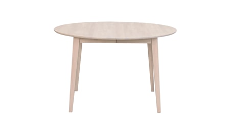 Filippa Matbord Runt Vitpigmenterad Ek 120/165 cm