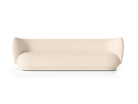 Rico 4-seater Wool Boucle - Off-white