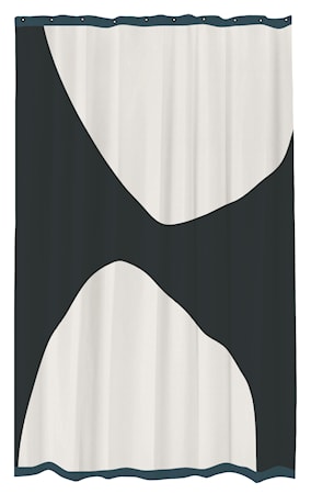 Rock Duschdraperi 150x200 cm Svart