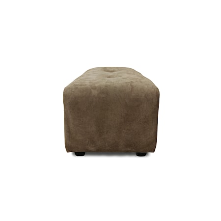 Vint couch Soffmodul hocker small Corduroy rib Brown