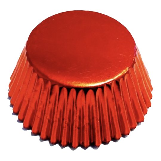Muffinsformar Röd Metallic - 30-pack