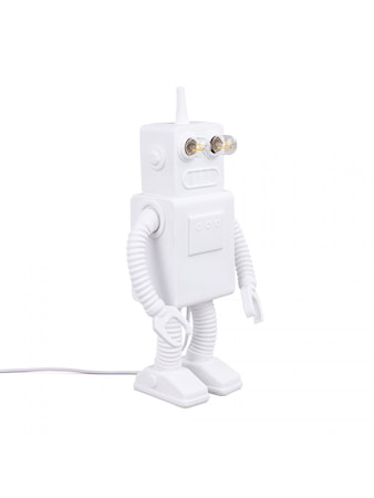 Robot Porslinslampa 21x12,5x40,5cm