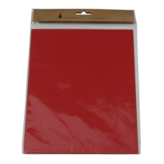 Färgat Papper - 10-pack
