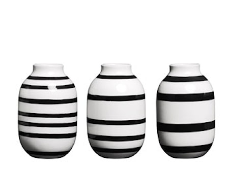 Omaggio Vas Svart 8 cm 3-pack