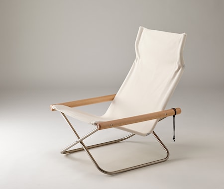 NychairX Fåtölj Natur/Vit