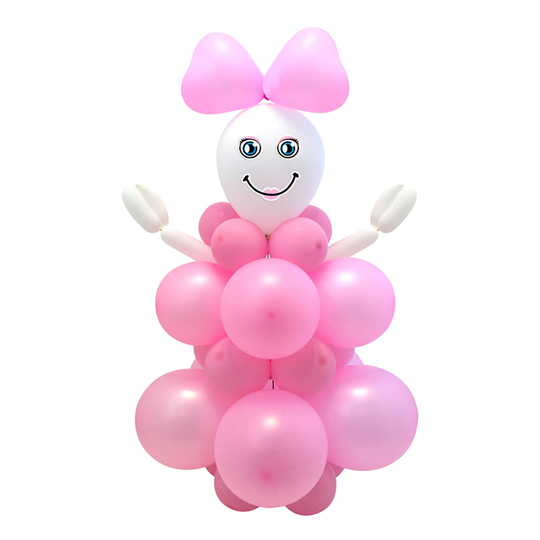 DIY Ballongfigur Rosa