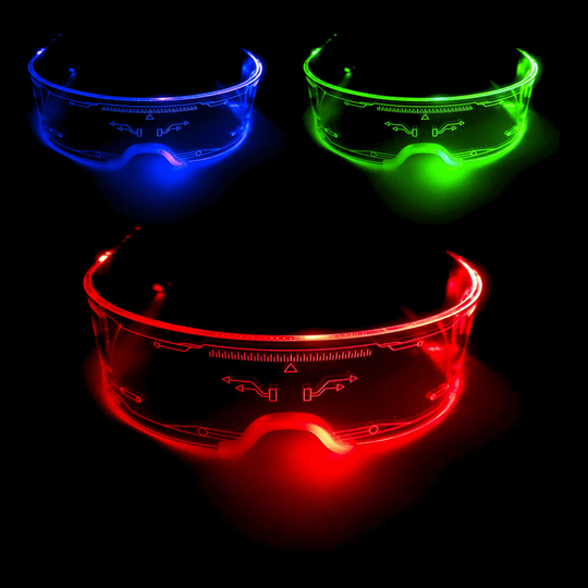 Future LED Neon Glasögon