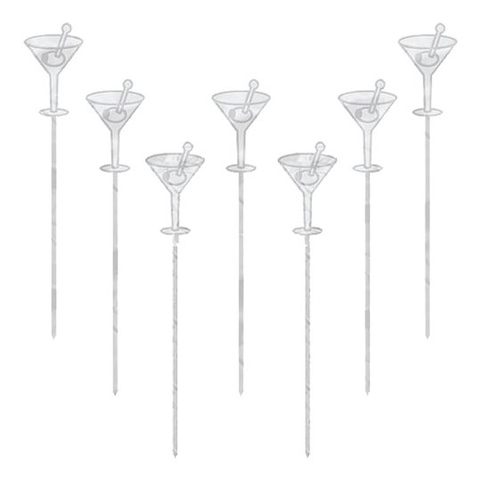 Drinkpinnar Cocktailglas - 50-pack