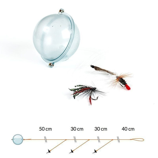 Fladen Fly Cast Kit Wet Flies kastflugeset