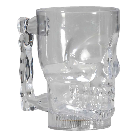 Dödskalle Plastmugg LED