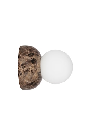 Torrano Vägglampa/Plafond ø13 cm IP44 Brun