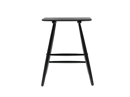 Hög pall Bast 46,5x28x64 cm Svart Massiv ek