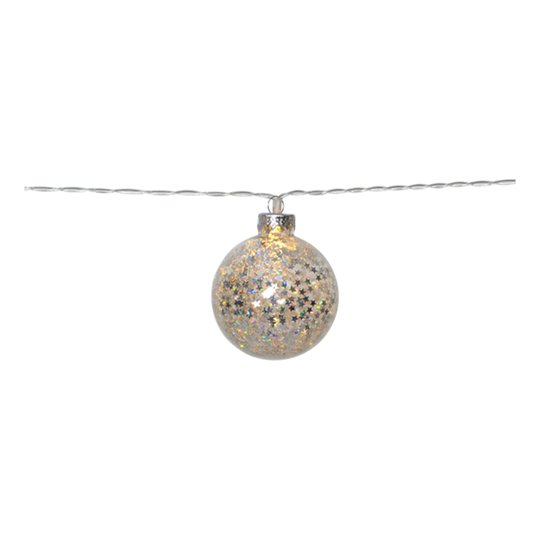 Ljusslinga Glitterbollar