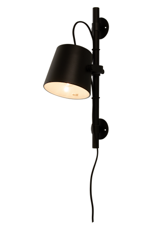 Espresso Vägglampa Svart IP20