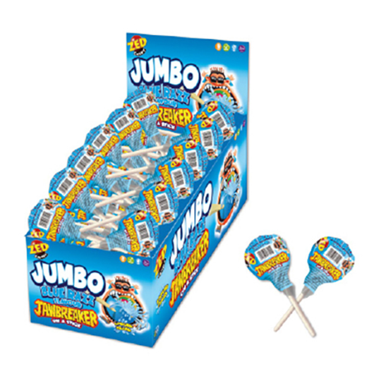 Jumbo Jawbreaker Blue Razz Godisklubba