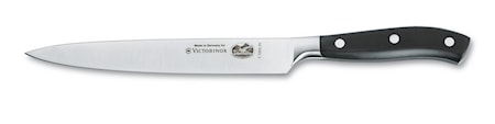 Grand Mâitre Trancherkniv Smidd Svart 20 cm i Presentask