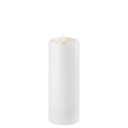Blockljus Led 20,3 cm Vit
