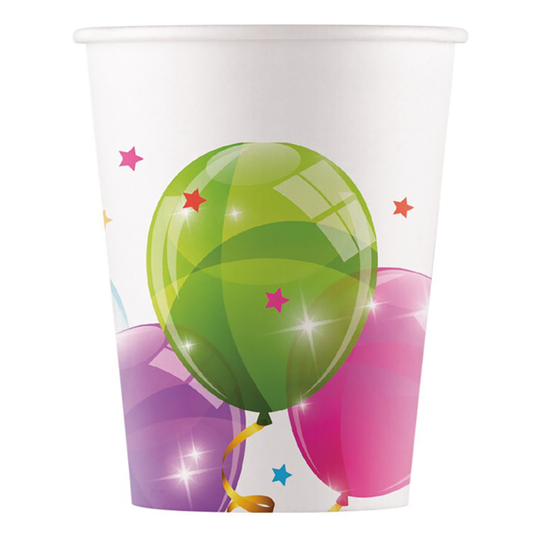 Pappersmuggar Ballonger - 8-pack