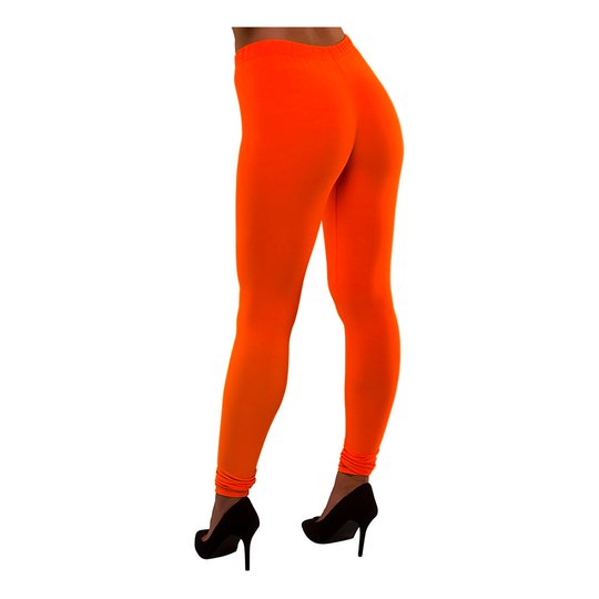80-tals Leggings Neonorange - X-Small/Small