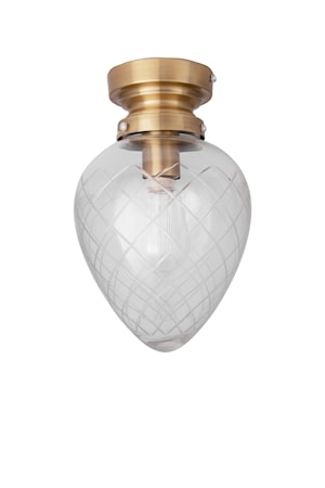 Juni Plafond IP44 Slipad Klar