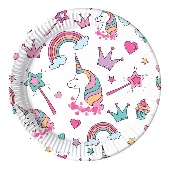 Papperstallrikar Magic Party - 8-pack