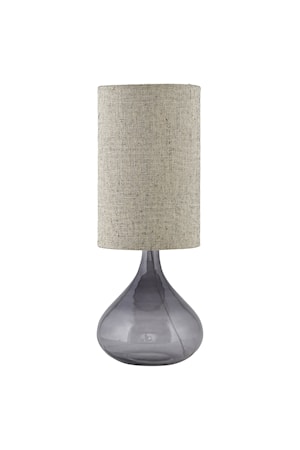 Bordslampa Med Ø 26x34cm Grå