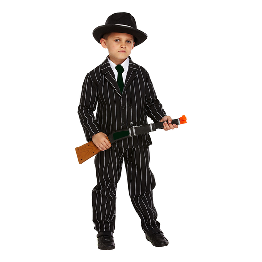 Gangster Barn Maskeraddräkt - Medium