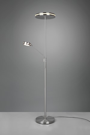 Franklin LED Golvlampa uplight Borstat stål