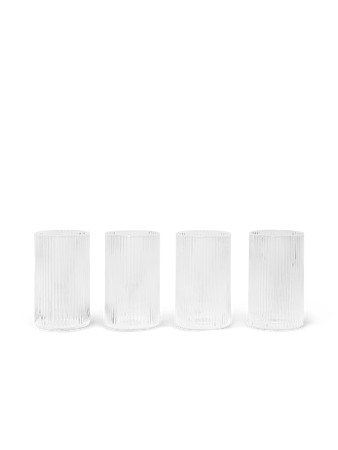 Ripple Verrines Glas Set om 4 Klar