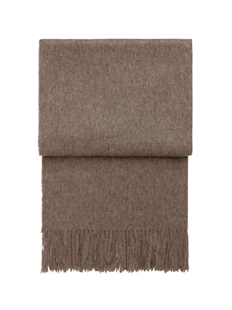 Classic Pläd Alpacka ull Mörk beige