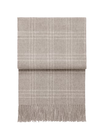 Superior Pläd Alpackaull Beige/Vit