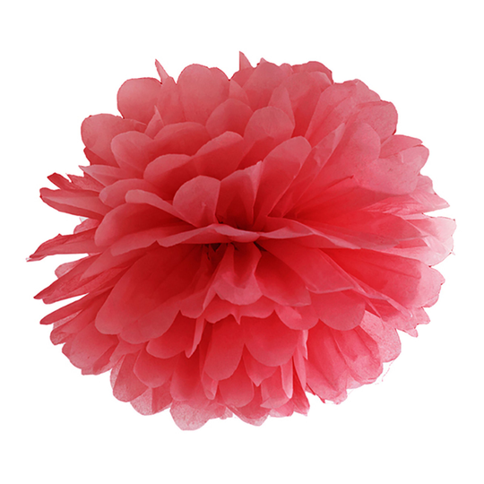 Pom Pom Röd Hängande Dekoration