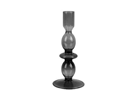 Art bubbles Ljusstake Glas Medium Svart