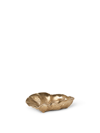 Oyster Skål Mässing