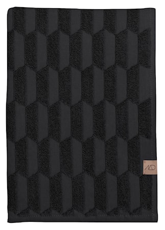 Geo Gästhandduk 2-pack 35x55 cm Svart