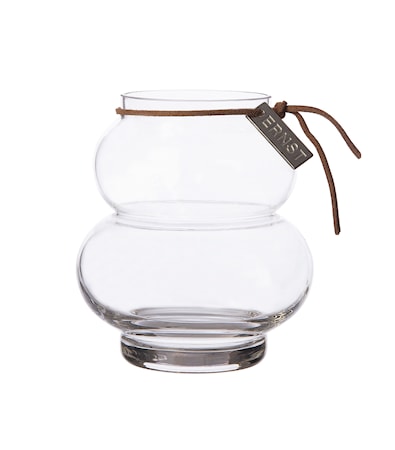 Glasvas Kurvig d5,5xh10 cm