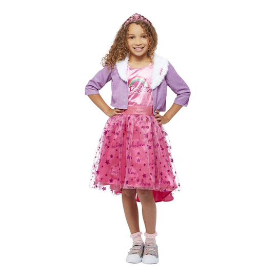 Barbie Prinsessa Delux Barn Maskeraddräkt - Large