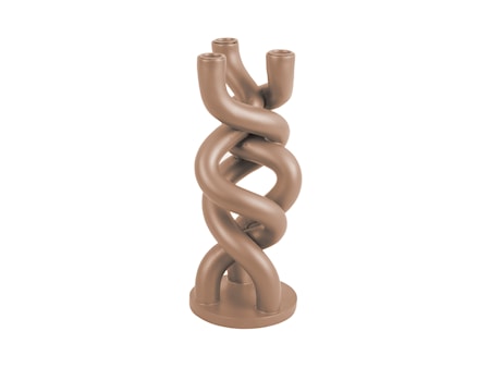 Twisted Ljusstake 31,4 cm Brun