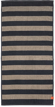 Aros Badhandduk 70 x 135 cm Sand/Svart