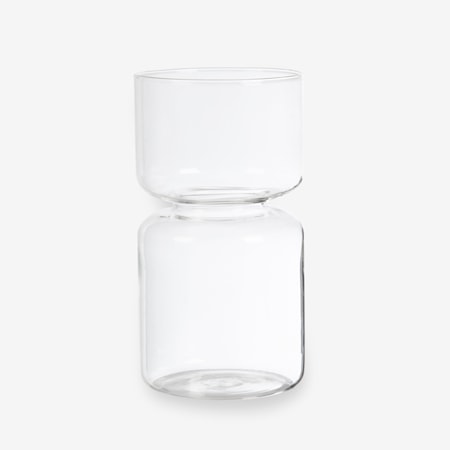 Hyacint Vas Slät Klarglas Stor