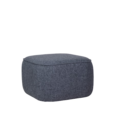 Puf, polyester, OEKO-TEX, grå