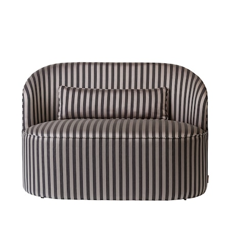 Effie Soffa Randig 82x122 cm Grå