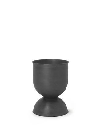 Hourglass Blomkruka Liten Svart/Mörkgrå