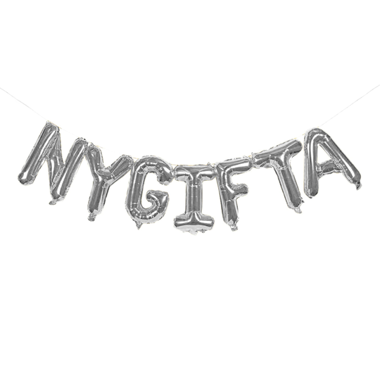 Ballonggirlang Nygifta Silver