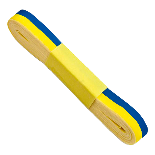 Sidenband Blå/Gula - 3000x25 mm