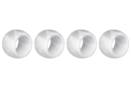 Servettringar 4-pack Marmor