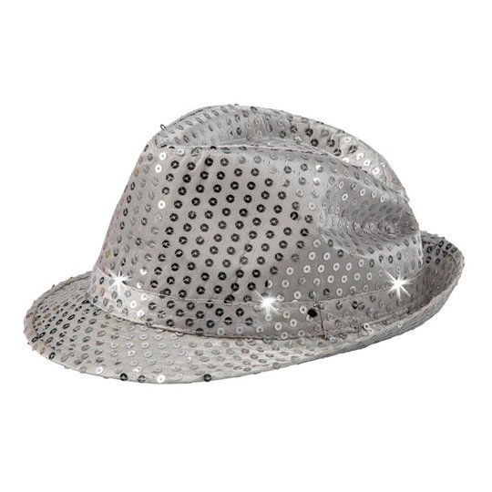 Paljetthatt Silver - One size
