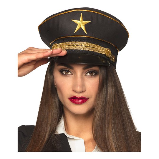 Generalhatt Svart