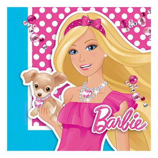 Servetter Barbie - 16-pack