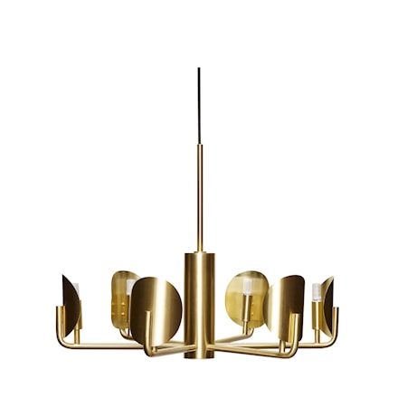 Lampe, metal, messing